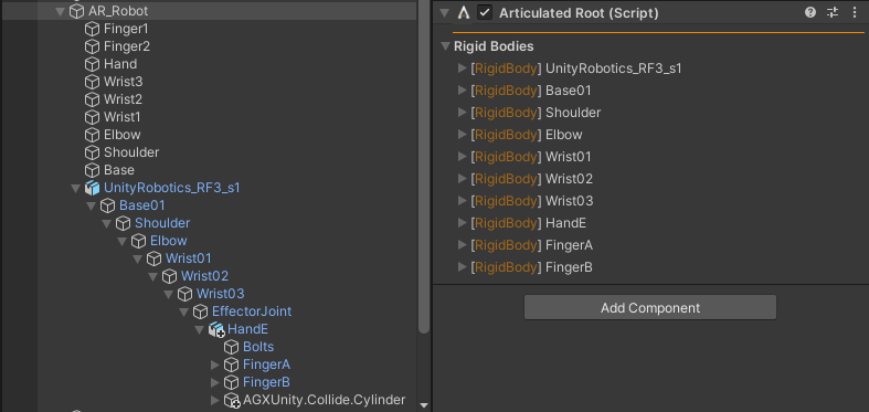 2. Editor interface — AGX Dynamics for Unity documentation