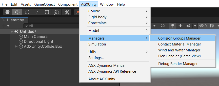 4. Examples — AGX Dynamics for Unity documentation